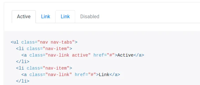 Bootstrap tabs